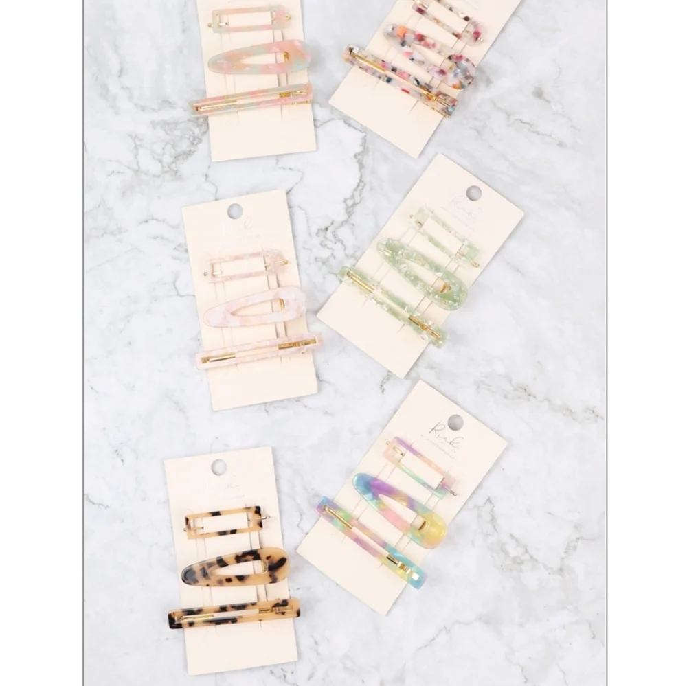 RIAH FASHION Mint Rainbow Colored 3 Piece Set